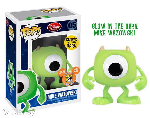 POP! Disney - Monsters Inc - Mike Wazowski Glow In The Dark