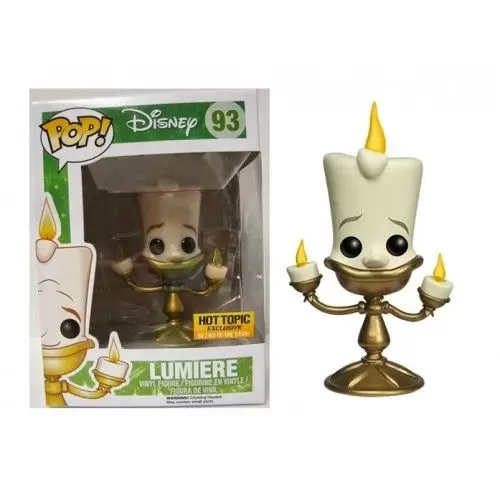 POP! Disney - The Beauty and The Beast - Lumiere Glow In The Dark