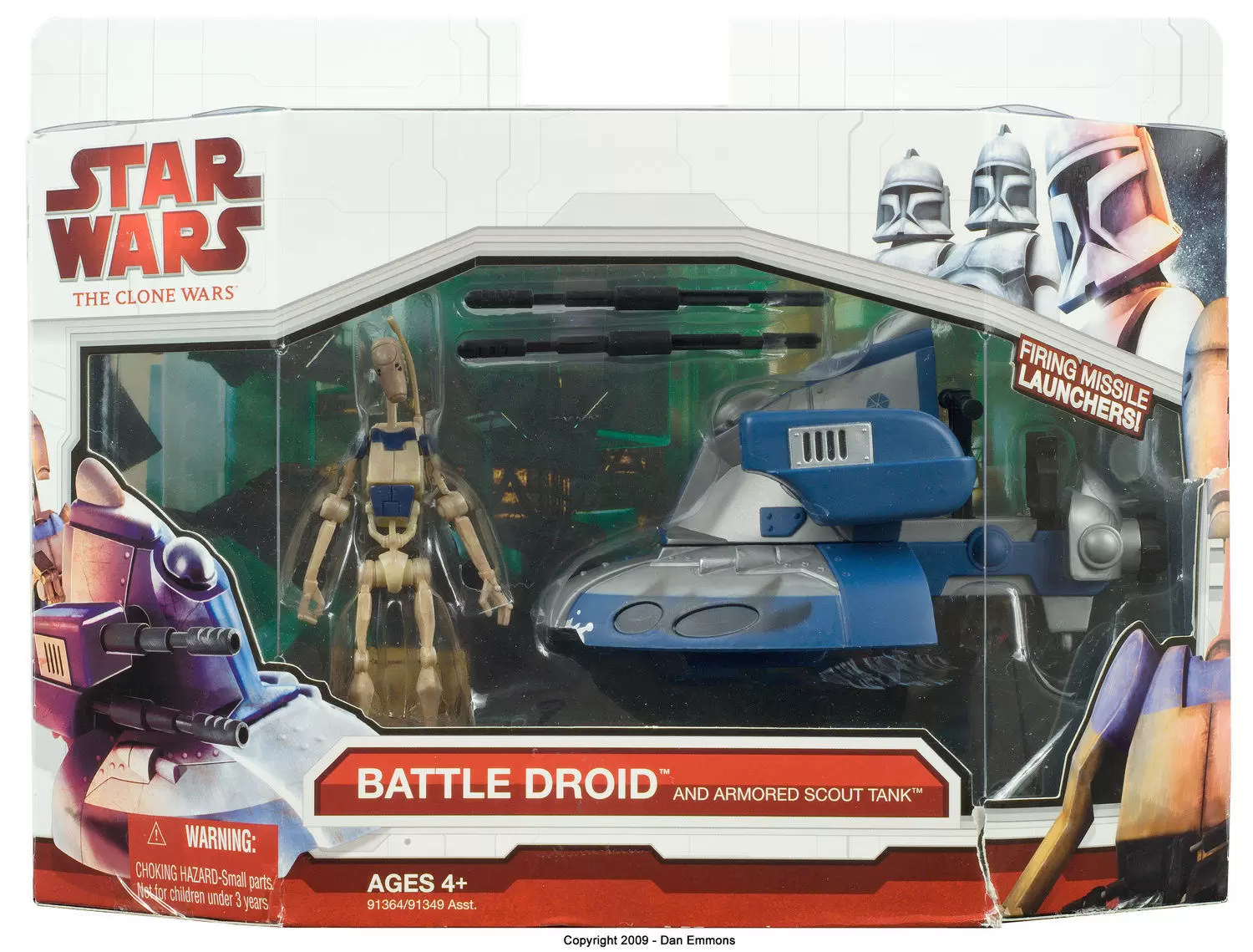 The Clone Wars (TCW 2009) - Armored Scout Tank with Battle Droid