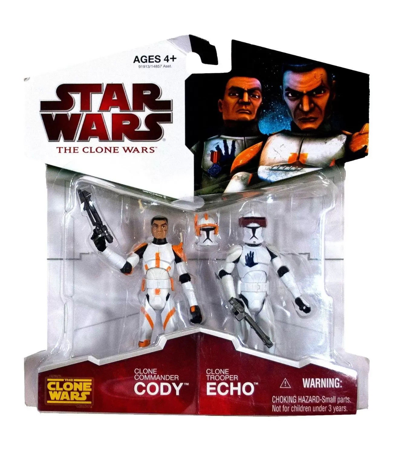 The Clone Wars (TCW 2009) - Clone Commander Cody & Clone Trooper Echo