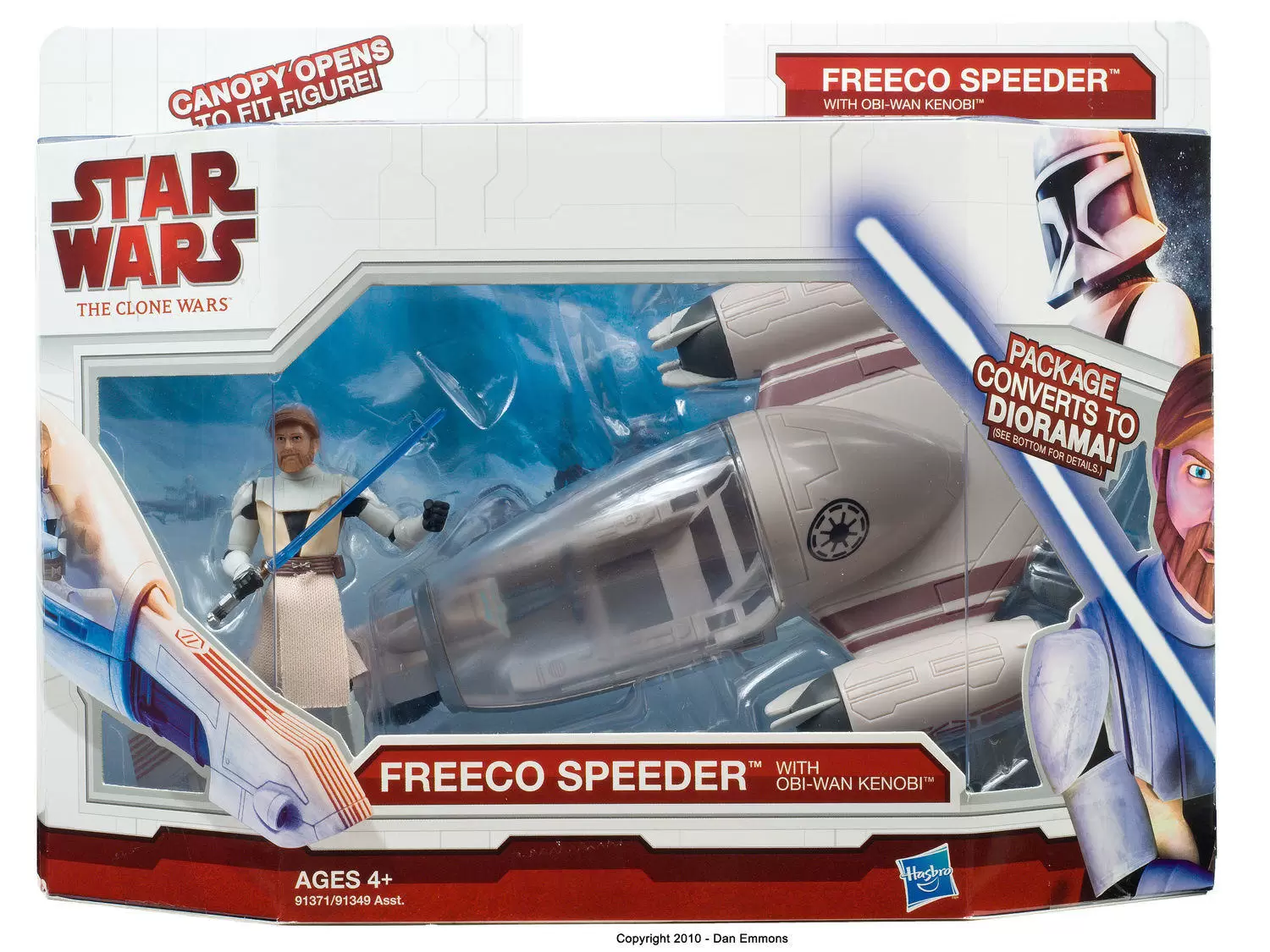 The Clone Wars (TCW 2009) - Freeco Speeder with Obi-Wan Kenobi