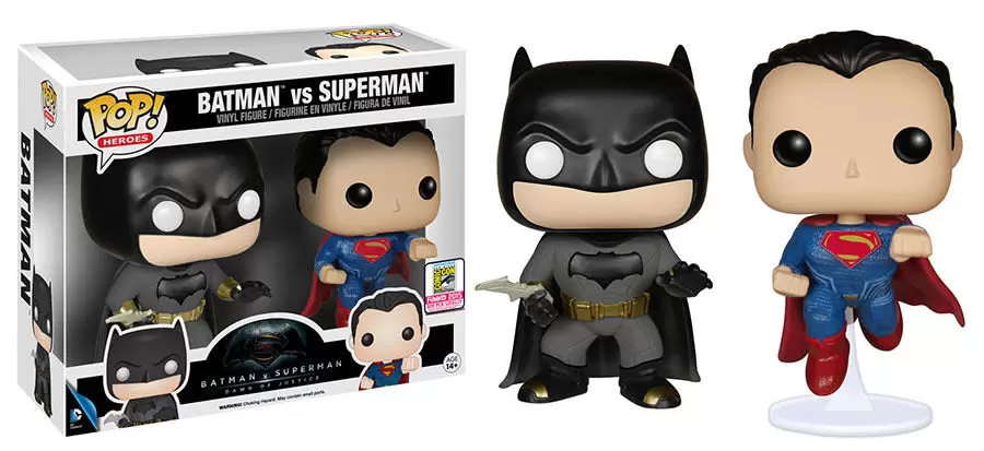 Batman VS Superman - Batman And Superman 2 Pack - POP! Heroes action figure