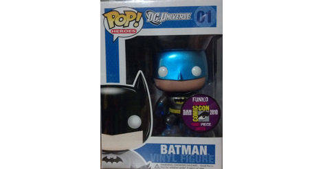 batman blue metallic funko pop