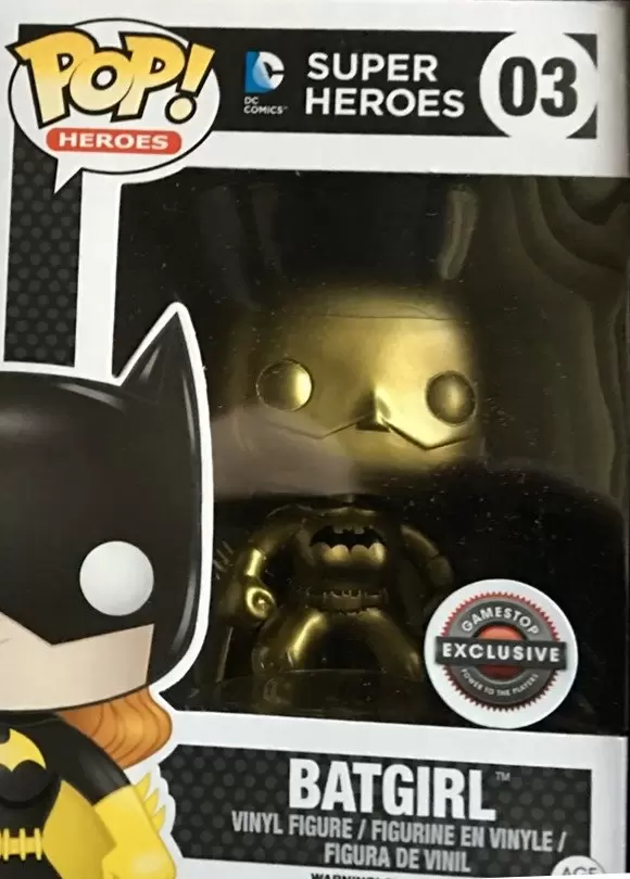 POP! Heroes - DC Super Heroes - Batgirl Gold Black Symbol