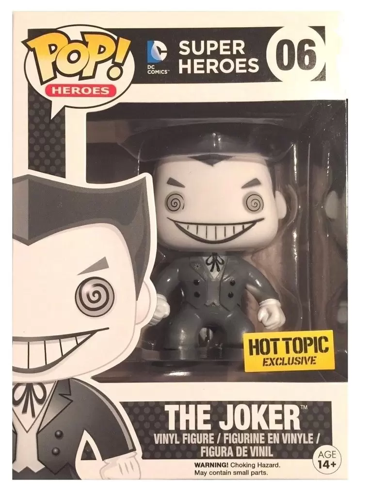 POP! Heroes - DC Super Heroes  - The Joker Black And White