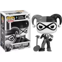 DC Super Heroes - Harley Quinn With Mallet Black And White