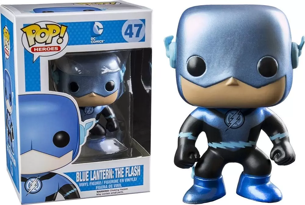 POP! Heroes - DC Comics - Blue Lantern The Flash Metallic