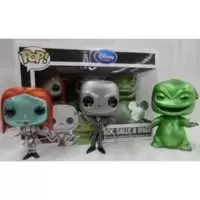 The Nightmare Before Christmas - Jack, Sally And Oogie Metallic