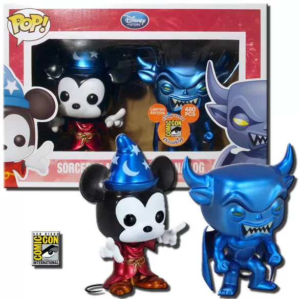 POP! Disney - Fantasia - Sorcerer Mickey And Chernabog Metallic