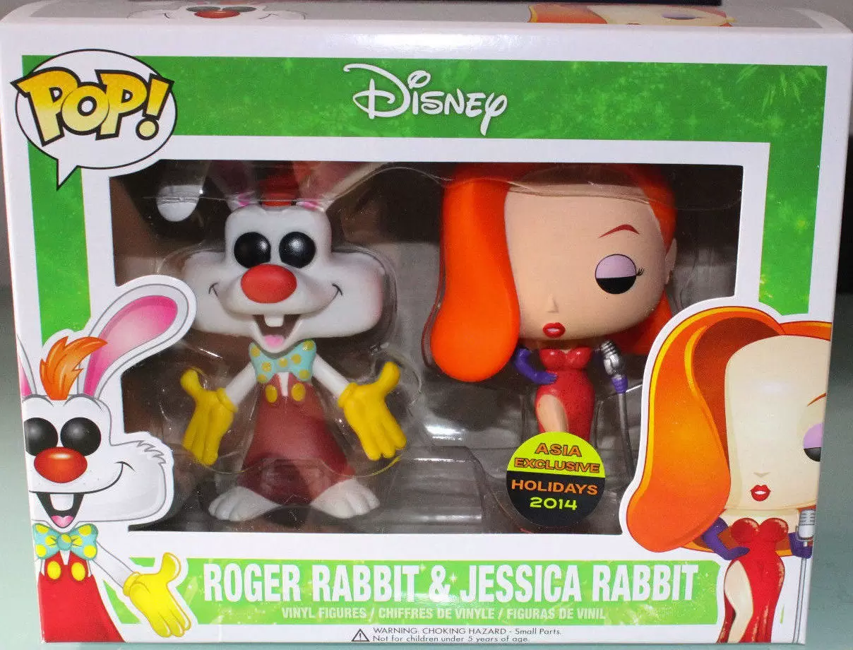 Roger Rabbit Jessica Rabbit Action Figure for sale online Funko POP Disney 