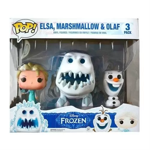 POP! Disney - Frozen - Elsa, Marshmallow And Olaf 3 pack