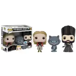Alice Through the Looking Glass - Alice Kingsleigh, Chessur And Time 3 pack