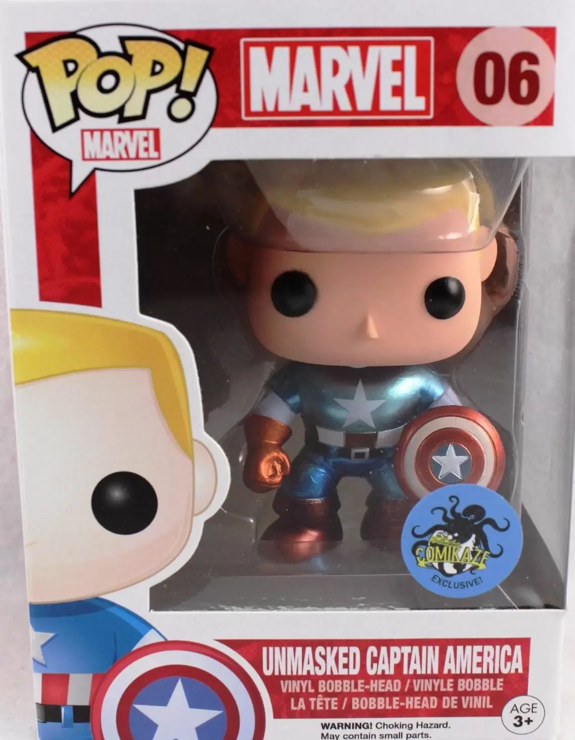 POP! MARVEL - Marvel - Unmasked Captain America
