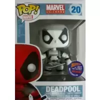 Marvel Universe - Deadpool Black And White Glow In The Dark