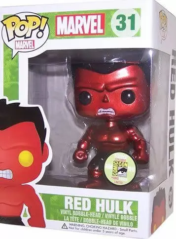 POP! MARVEL - Marvel - Red Hulk Metallic