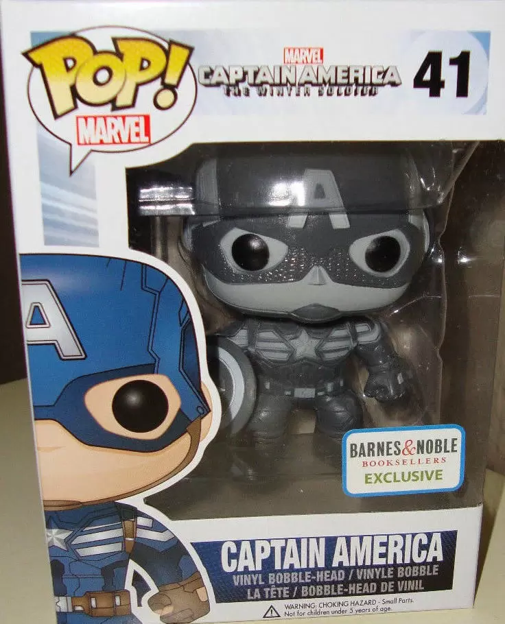 POP! MARVEL - Captain America 2 - Captain America Black And White