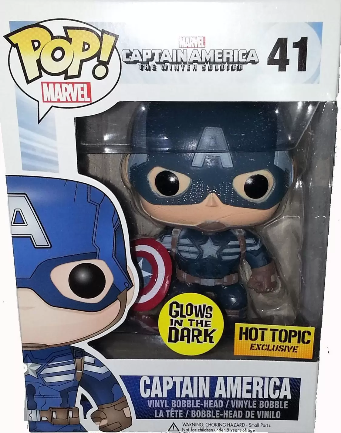 POP! MARVEL - Captain America 2 - Captain America Glow In The Dark