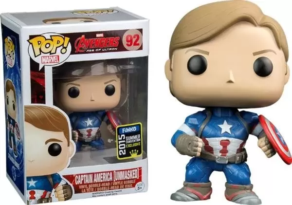 POP! MARVEL - Avengers 2 - Captain America Unmasked