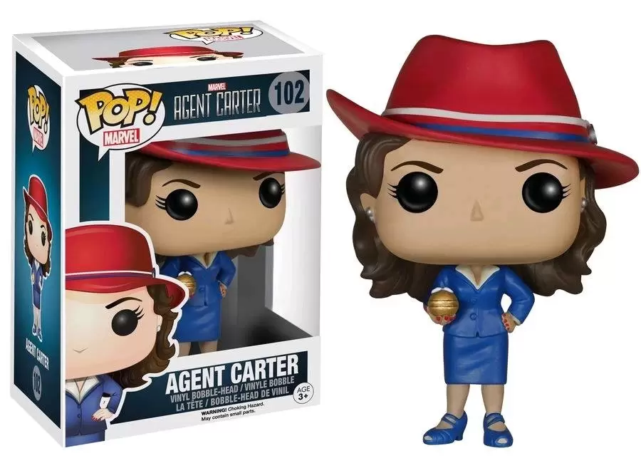 POP! MARVEL - Agent Carter - Agent Carter Gold Orb