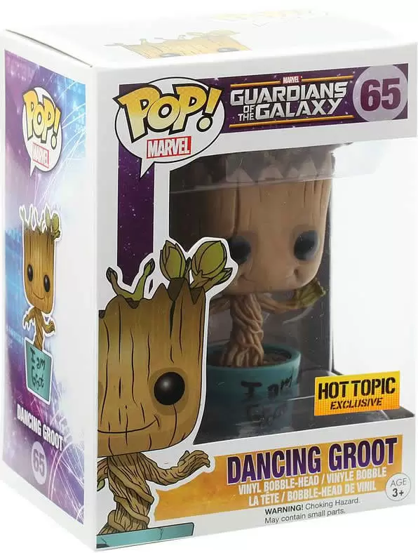 Figurine Pop! Marvel Gardiens de la Galaxie Dancing Groot N° 65 Funko