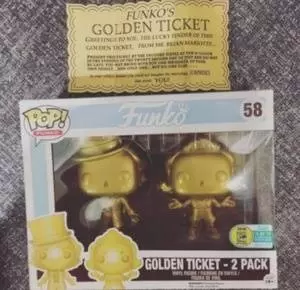Willy Wonka and the Chocolate Factory - Golden Ticket 2 Pack - POP! Movies  action figure