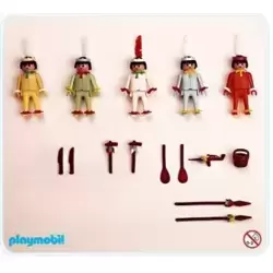 Playmobil Western - Native American Children with Bear Cave