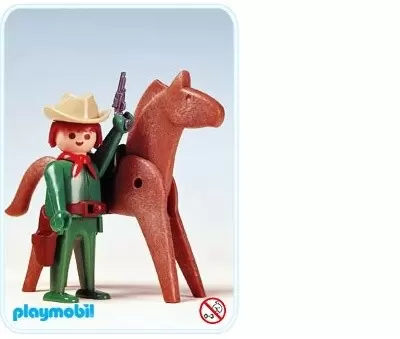 Far West Playmobil - Cowboy with horse