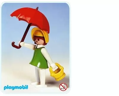 Far West Playmobil - Girl With Umbrella