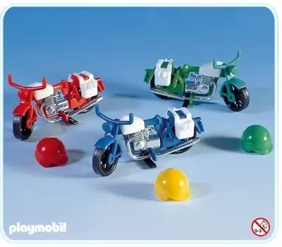 Playmobil dans la ville - Motocyclettes