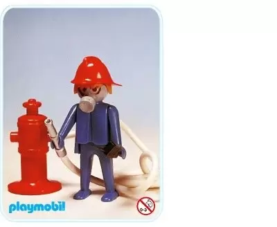 Playmobil Pompier - Pompier et bouche d\'incendie
