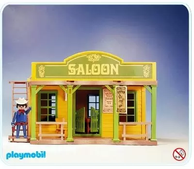 Playmobil Seitenwand gelb Western Miners Hotel 3426 Saloon 3425 ACW 