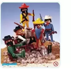Cow-boys and Mexicans Set