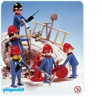 Playmobil Chantier - Set Pompiers