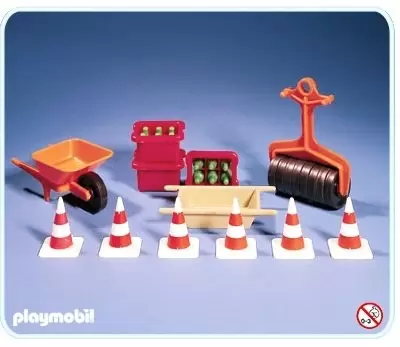 Playmobil Chantier - Travaux publics - accessoires