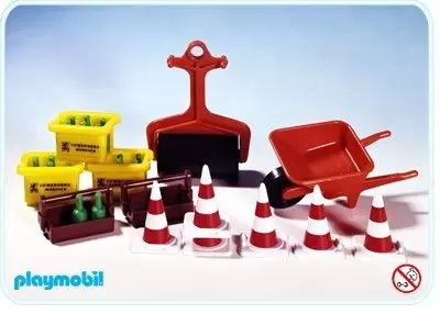 Playmobil Chantier - Travaux publics - accessoires
