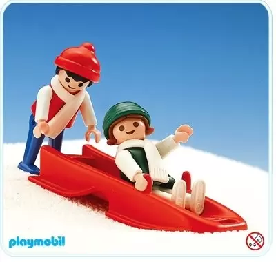 Playmobil Sports d\'hiver - Enfants et luge