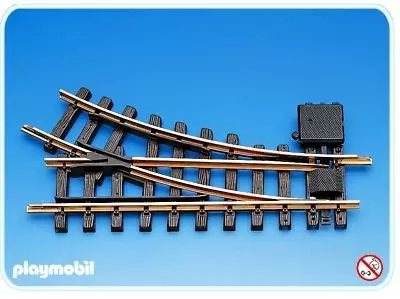 Playmobil Trains - Aiguillage manuel vers la droite