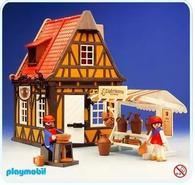 Playmobil Chevaliers - Atelier potier