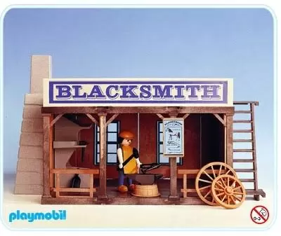 Playmobil Western herreros Blacksmith 3430 chimenea Chimney 