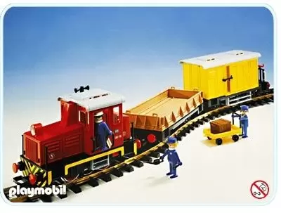 Vintage Playmobil Train Art.-Nr. 4025 Cars, Tracks, And Accessories With Box