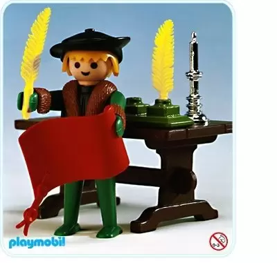 Playmobil Chevaliers - Bourgeois et table