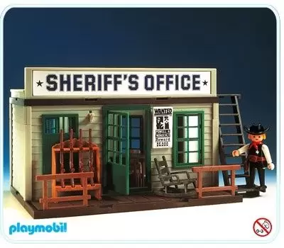 Playmobil Western Sheriff's Office Saloon Brown Porch Rail 3786 3787 6280 