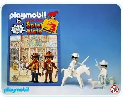 Playmobil COLOR - Caisse de jeu n°3 : Cow-boy et Mexicains