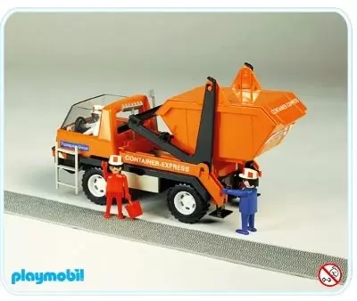 Playmobil dans la ville - Camion container