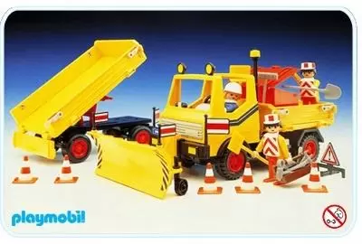 Playmobil Chantier - Camion d\'entretien de la route