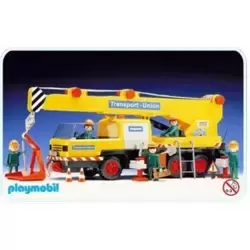 PLAYMOBIL - Convoyeur avec pelleteuse - 4041 - Accessoires de chantier - 2  personnages