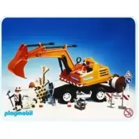 Playmobil 3141 Large Dump Truck, 1986-87, cab + person, original owner,  clean +