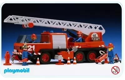 Playmobil Firemen - Hook & Ladder Truck