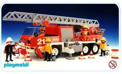 Playmobil Firemen - Hook & Ladder Truck #21