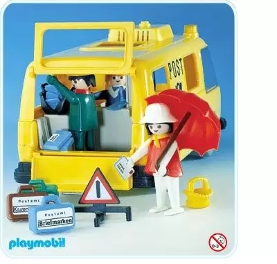 Playmobil dans la ville - Camionnette poste